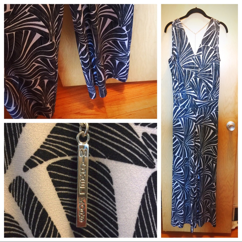 Michael Kors Black and White Jumpsuit